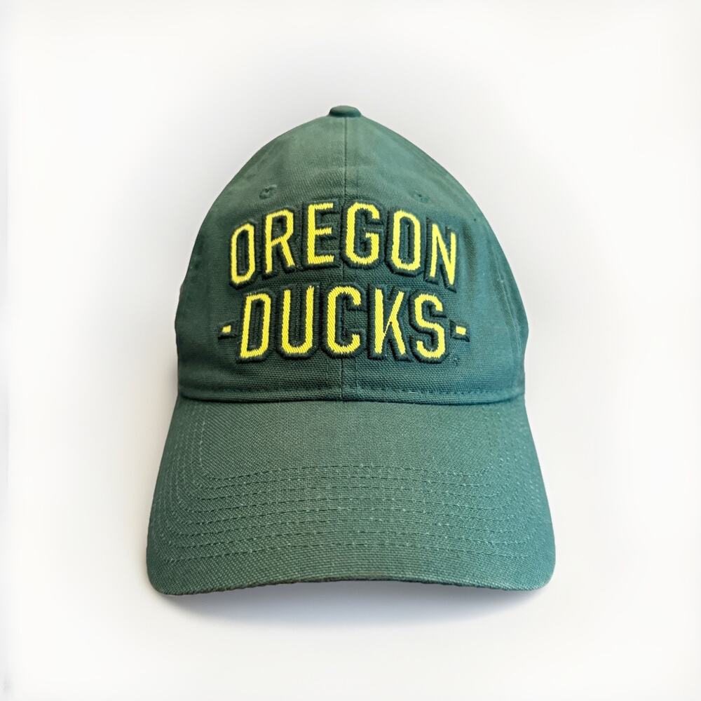 Nike Mens Green NCAA Oregon Ducks Fitted Stretched Hat OSFM Baseball Cap